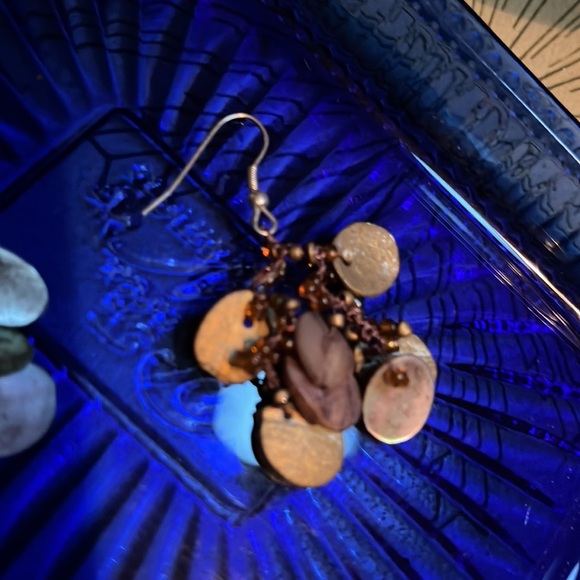 Seashell earrings - Picture 2 of 4